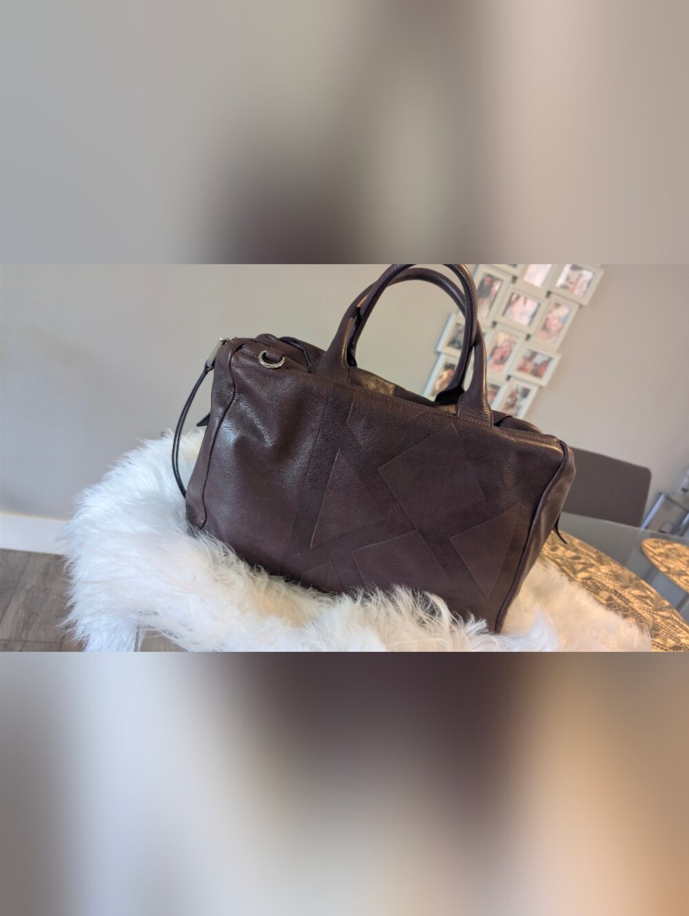 Designer-Style Christopher Kon Leather Tote Bag - Women's Or Mens